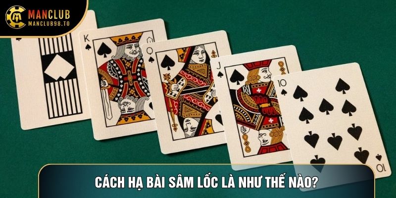 Cách hạ bài sâm lốc là như thế nào?
